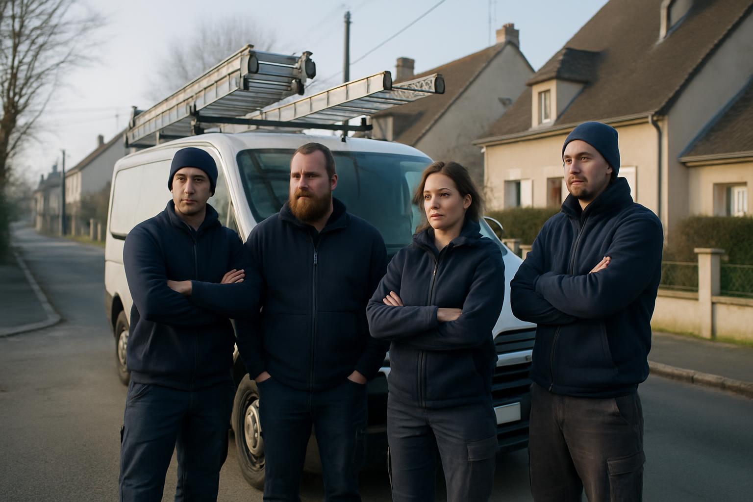 Installateur RGE en train de travailler